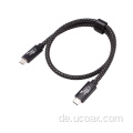 OEM USB4 Gen3 240W geflochtenes Kabel